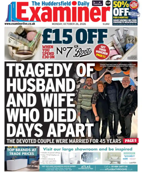 Cover of Huddersfield Daily Examiner