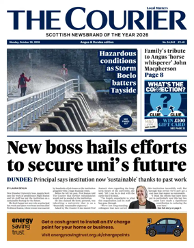 Cover of The Courier & Advertiser (Angus and Dundee)