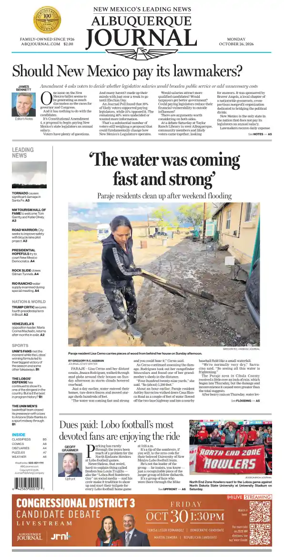 Cover of Albuquerque Journal