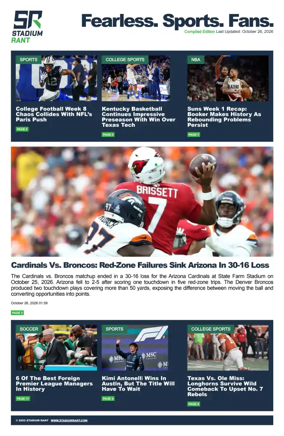 Cover of Stadium Rant