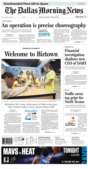 Cover of The Dallas Morning News
