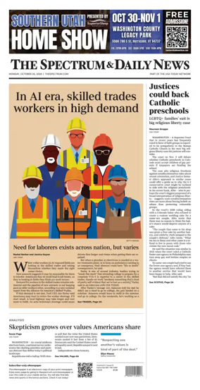 Cover of The Spectrum & Daily News