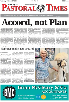 Cover of Deniliquin Pastoral Times