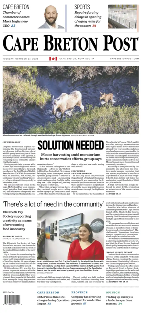 Cover of Cape Breton Post