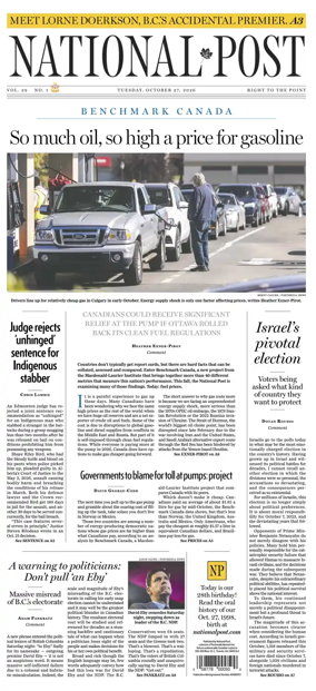 Cover of National Post - (National Edition)