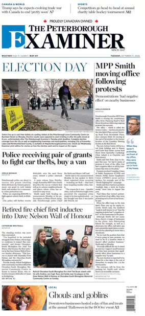 Cover of The Peterborough Examiner