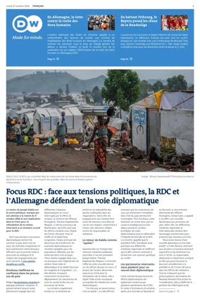 Cover of Deutsche Welle (French Edition)