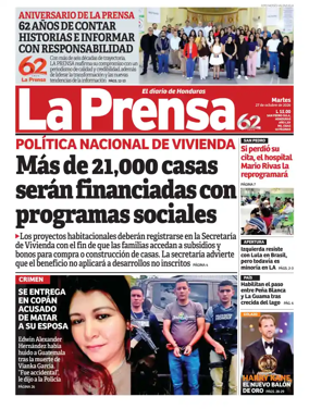 Cover of Diario La Prensa