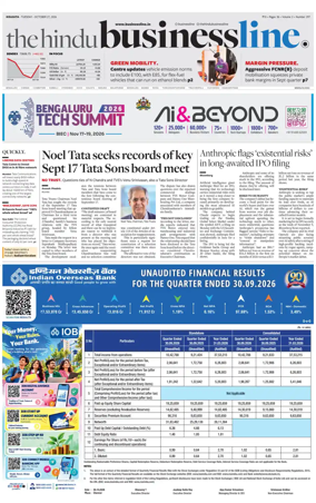 Cover of BusinessLine (Kolkata)