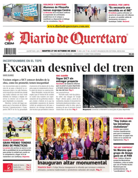 Cover of Diario de Queretaro