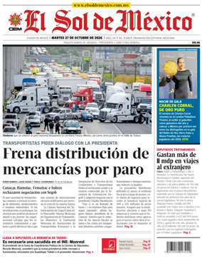 Cover of El Sol de Mexico