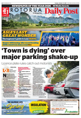 Cover of Rotorua Daily Post