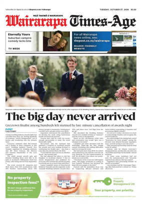 Cover of Wairarapa Times-Age (NZ)