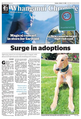 Cover of Whanganui Chronicle