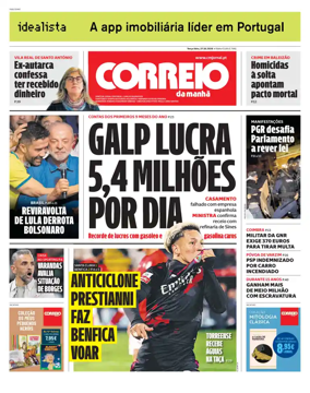 Cover of Correio da Manha