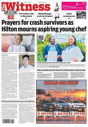 Cover of The Witness (South Africa)