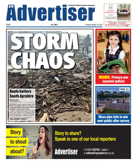 Cover of Ayr Advertiser