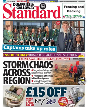 Cover of Dumfries & Galloway Standard
