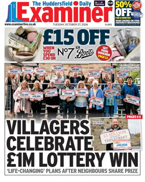 Cover of Huddersfield Daily Examiner