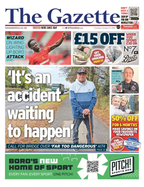 Cover of Teesside Evening Gazette