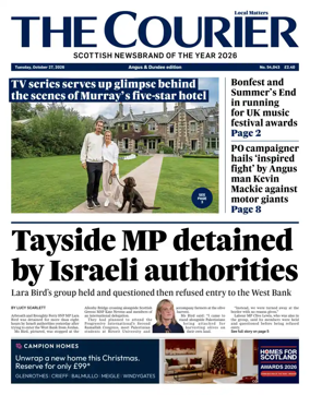 Cover of The Courier & Advertiser (Angus and Dundee)