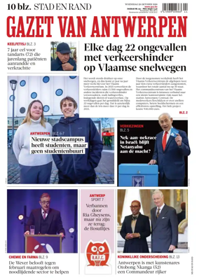Cover of Gazet van Antwerpen Stad en Rand