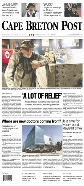 Cover of Cape Breton Post