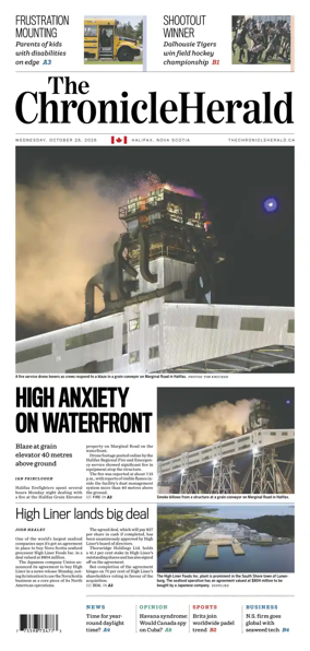 Cover of The Chronicle Herald (Metro)