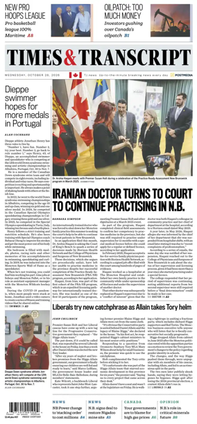 Cover of Times & Transcript