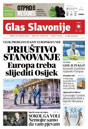 Cover of Glas Slavonije