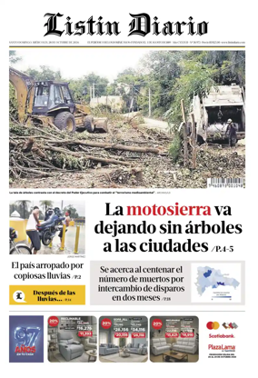 Cover of Listin Diario