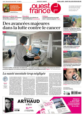 Cover of Ouest France (Challans / Saint-Gilles-Croix-de-Vie)