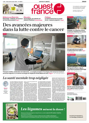 Cover of Ouest France (Dinan)