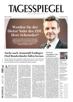 Cover of Der Tagesspiegel