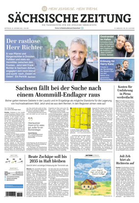 Cover of Sachsische Zeitung (Lobau-Zittau)