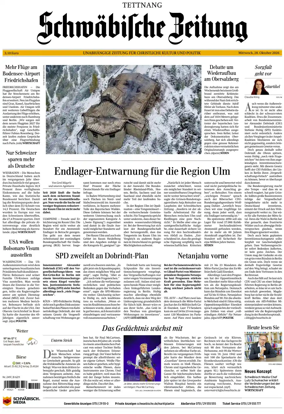 Cover of Schwabische Zeitung (Tettnang)