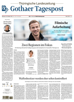 Cover of Thuringische Landeszeitung (Gotha)