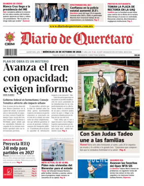 Cover of Diario de Queretaro