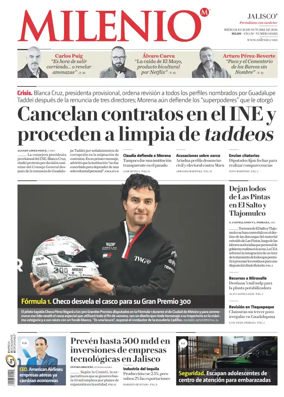 Cover of Milenio Jalisco