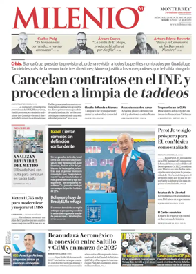 Cover of Milenio Monterrey