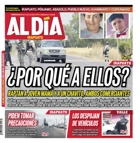 Cover of Periodico Al Dia (Irapuato)