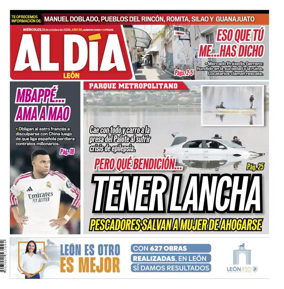 Cover of Periodico Al Dia (Leon)