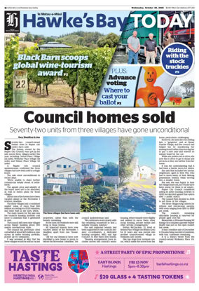 Cover of Hawke's Bay Today