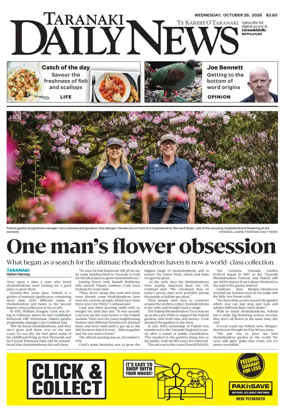 Cover of Taranaki Daily News