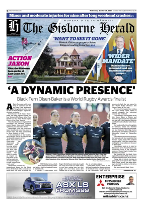 Cover of The Gisborne Herald