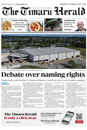 Cover of The Timaru Herald