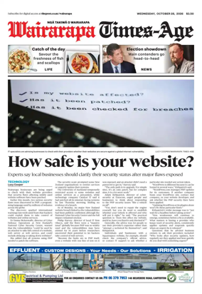 Cover of Wairarapa Times-Age (NZ)