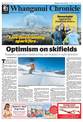 Cover of Whanganui Chronicle