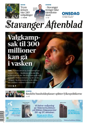 Cover of Stavanger Aftenblad