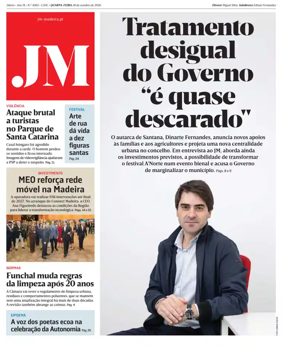 Cover of Jornal Madeira
